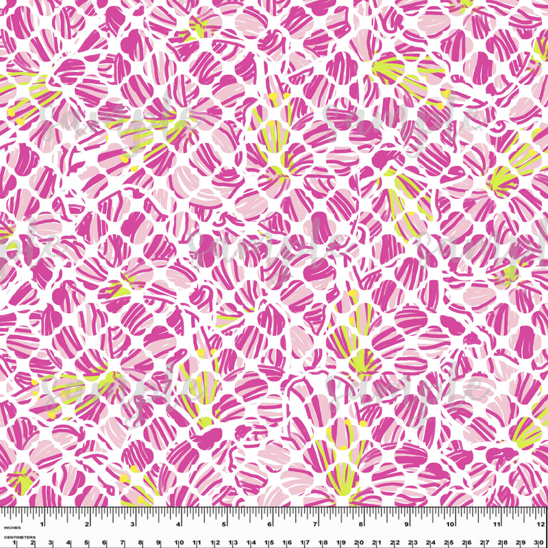 Tropical Fish. Lilly P Inspired Printed Pattern Vinyl Design #17