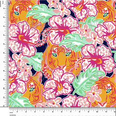 Hibiscus. Flowers. Lilly P Inspired Printed Pattern Vinyl Design #46