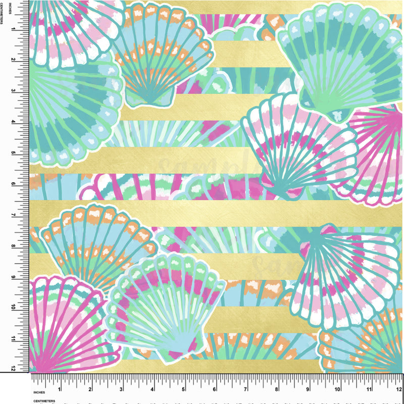 Hibiscus. Flowers. Lilly P Inspired Printed Pattern Vinyl Design #46