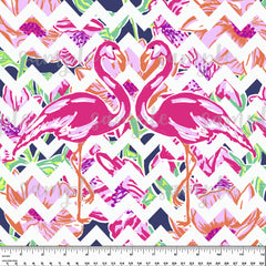 Flamingo. Lilly P Inspired Printed Pattern Vinyl Design #3