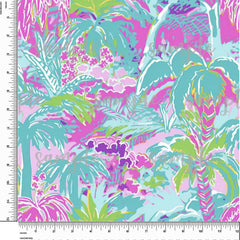 Hibiscus. Flowers. Lilly P Inspired Printed Pattern Vinyl Design #46