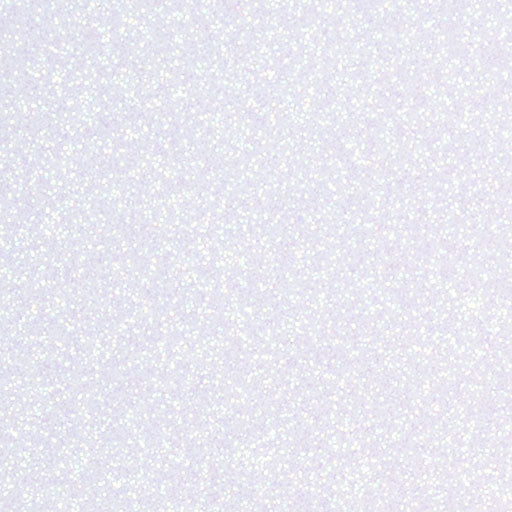 Siser Glitter 12"x20" Sheet - Rainbow White