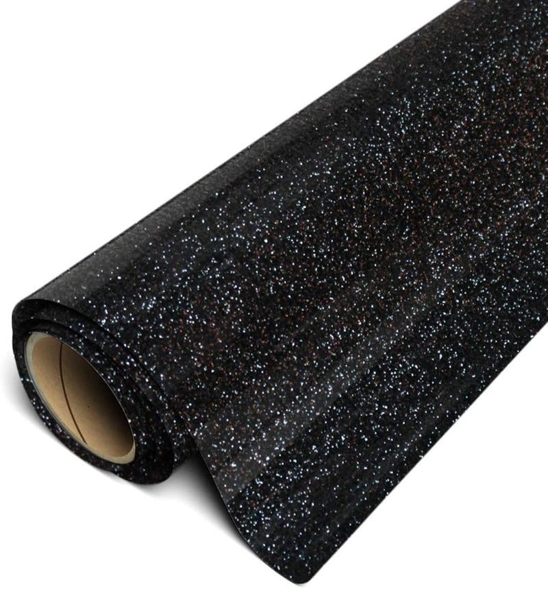 Siser Glitter 12" Roll - Black