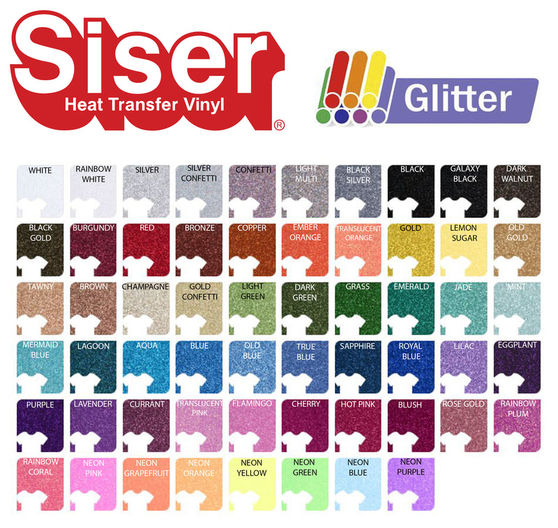 Siser Glitter 12" x 12" Sheet