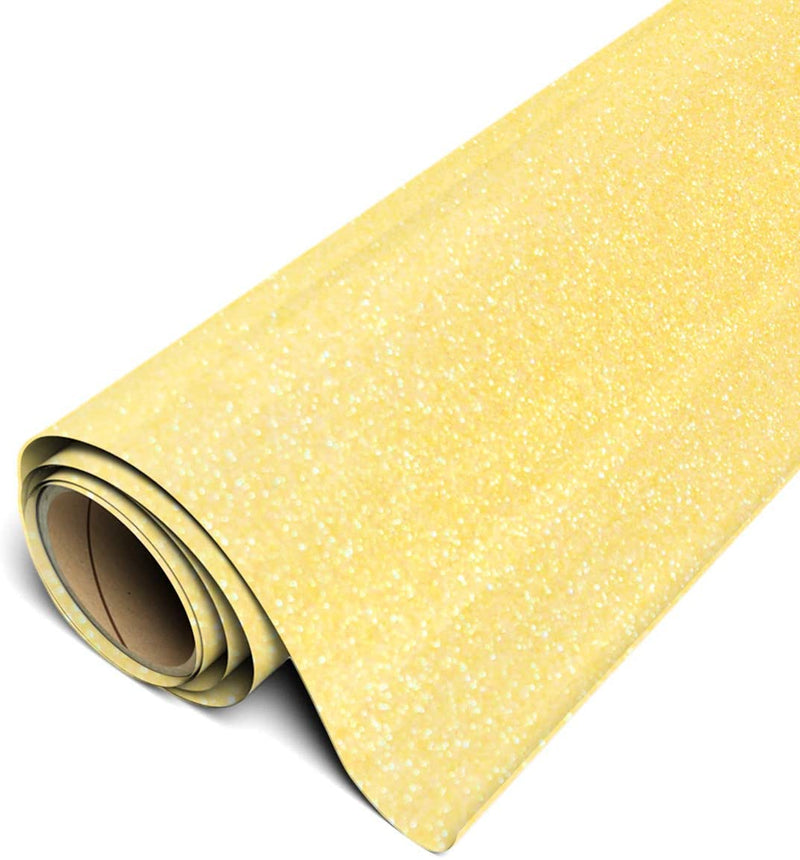 Siser Glitter 12" Roll - Lemon Sugar