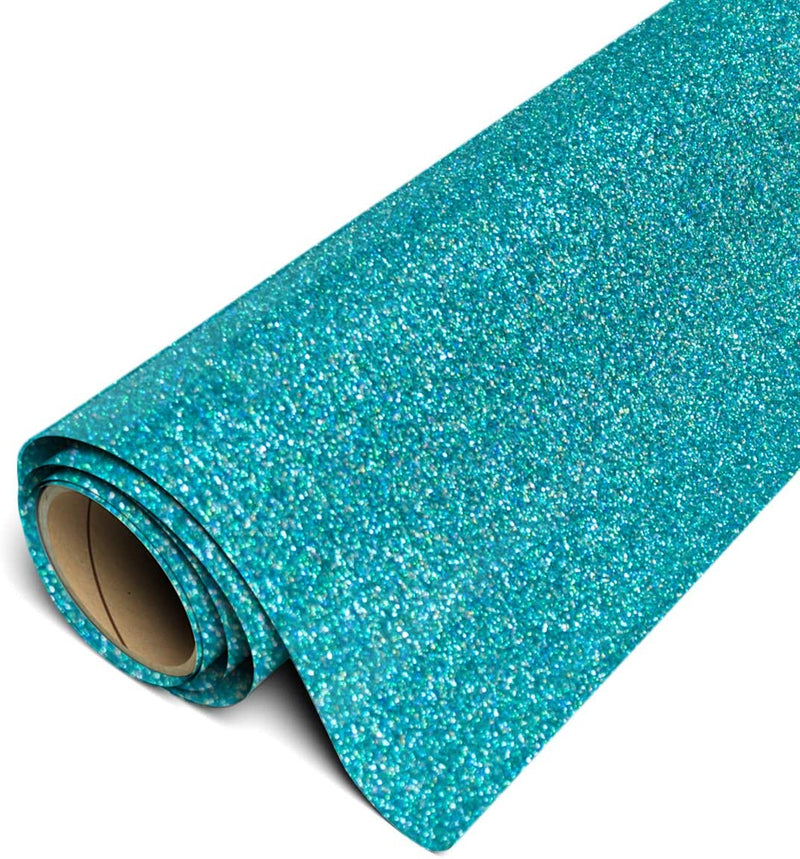 Siser Glitter 12" Roll - Mermaid Blue
