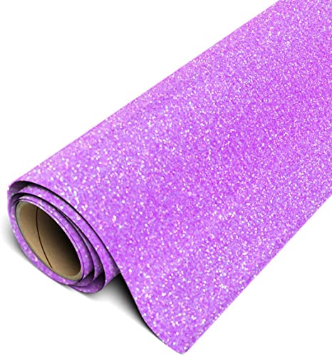 Siser Glitter 12" Roll - Neon Purple