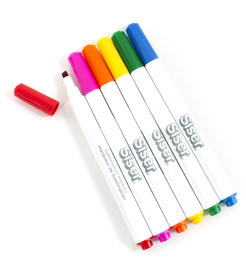 Siser Sublimation Markers - Primary 6 Pack