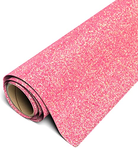 Siser Glitter 12 Roll - Rainbow Coral