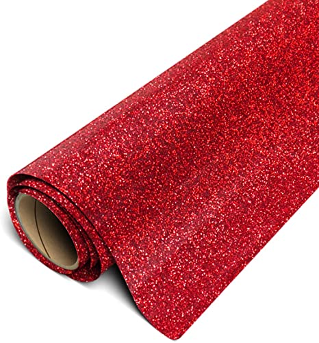 Siser Glitter 12" Roll - Red