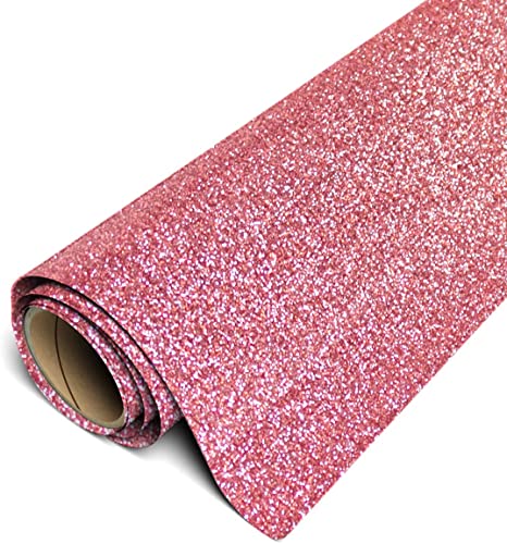 Siser Glitter 12" Roll - Rose Gold